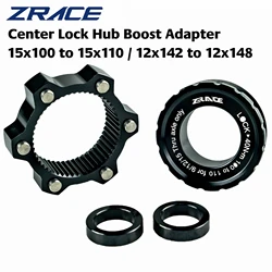 ZRACE Center Lock Hub Boost Adapter,Center-Lock for 6-Hole, 15x100 to 15x110, 12x142 to 12x148,