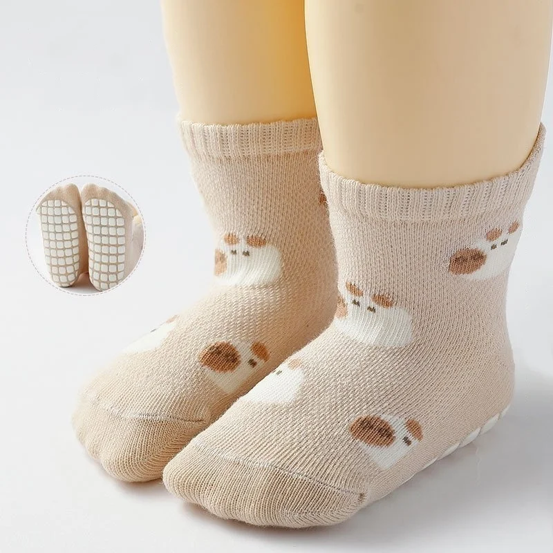 

Lawadka Baby Floor Socks For Girls Boys Cartoon Summer Mesh Kids Socks Non-slip Cotton Unisex Children's Boy Girl Sock 0-5Years