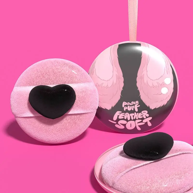 

USER Inspiration Series Honey Powder Puff, Loose Powder Puff, Setting Powder Compact, Honey Powder Velvet Surface