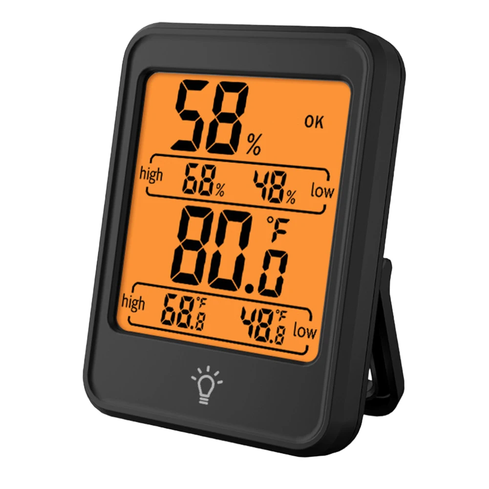 Climate Control White Indoor Climate Monitor Comfort Indicator Integrated Magnet Versatile Installation Options