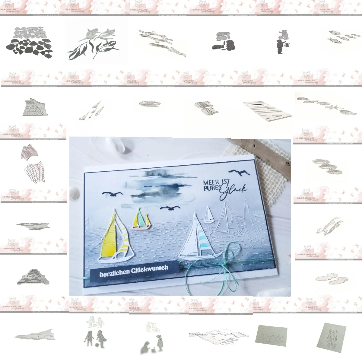 

2025 Girl Regatta Market Stall Baskets Seahorse Metal Cutting Dies DIY Making Gift Card Scrapbook Embossed Template Decoration