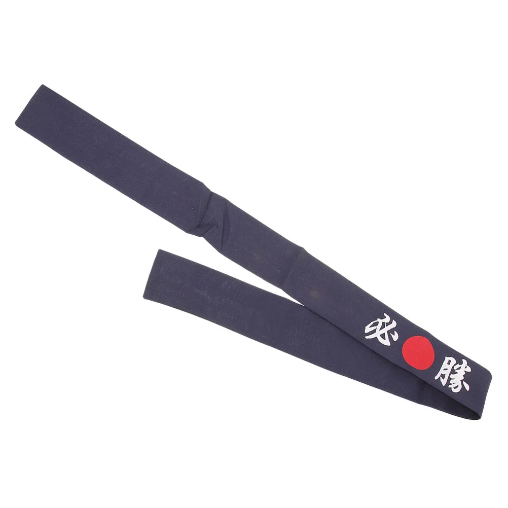 Bandanas for Men Victory Headband Chef Accessory Cotton Sushi Costume Scarf Blue Karate