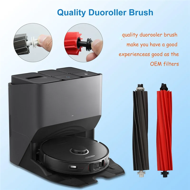 B98A-الفرشاة الدوارة الرئيسية فرشاة جانبية ممسحة القماش لـ Roborock S8 S8 Pro Ultra S8 + S8 + Pro ملحقات المكنسة الكهربائية #1