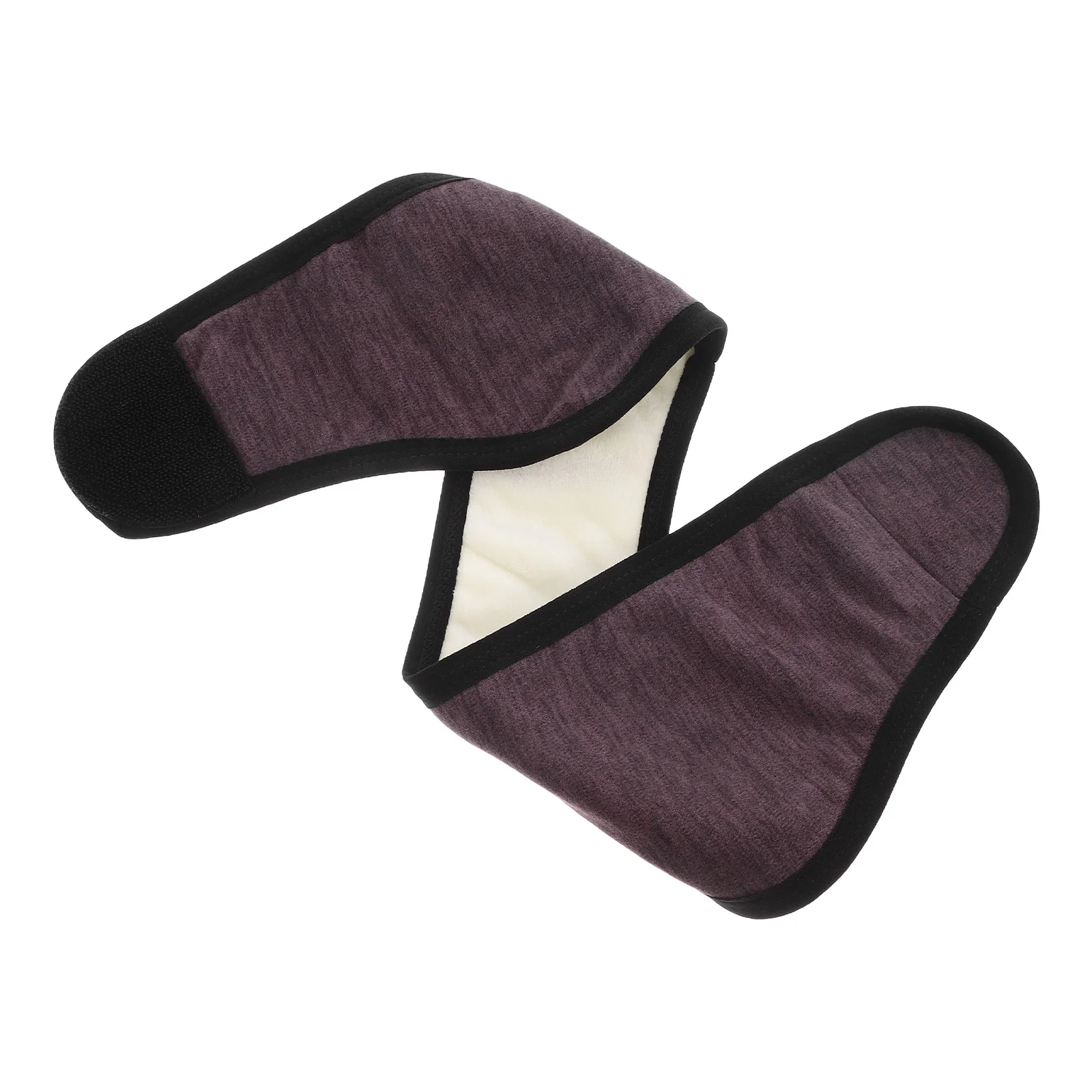 النوم غطاء للأذنين الشتاء النساء الرجال قابل للتعديل إفشل النوم إلغاء الضوضاء الدافئة صوف مبطن عقال لينة غطاء للأذن للجانب