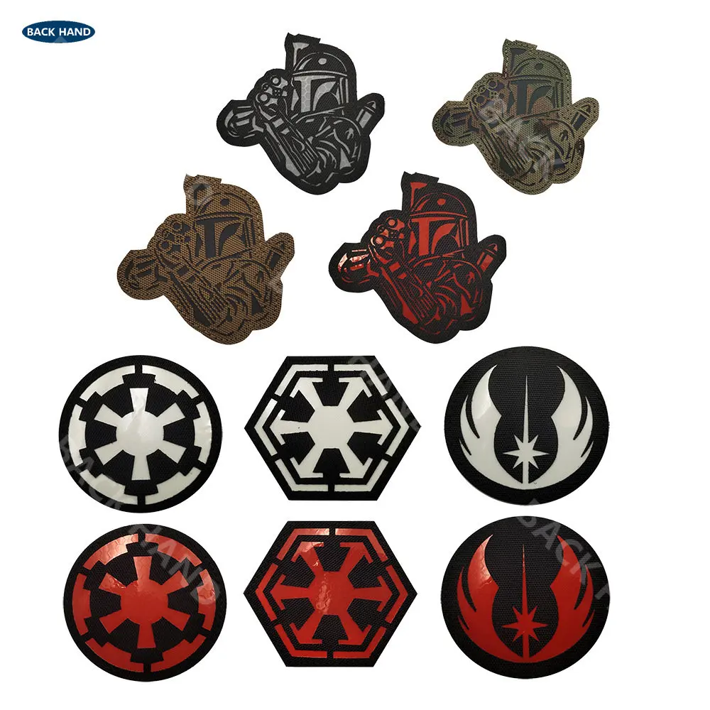 PVC Badge Bounty Hunter Badges For Clothing Backpack Caps Fabric Armband Stickers Embroidery Military Reflective Tactical Patch