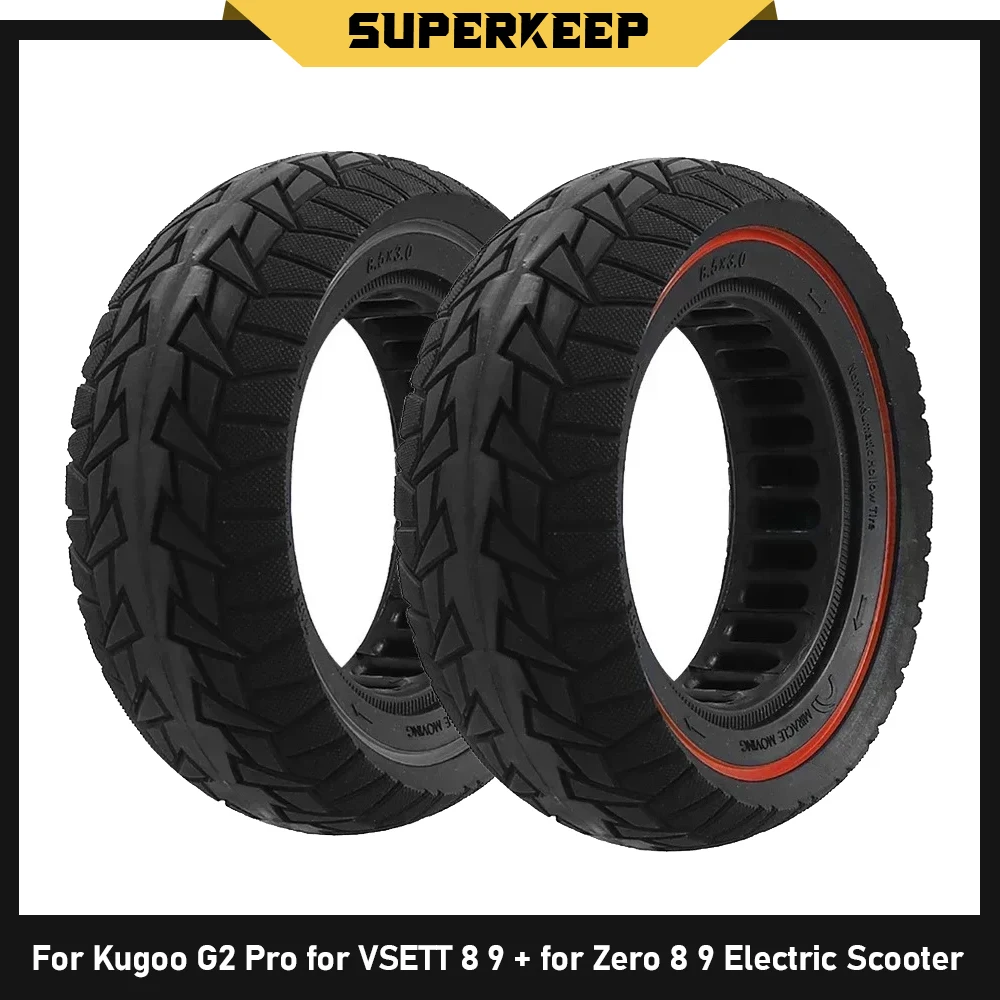 

8 1/2X3.0 Solid Tire Thickened 8.5x3.0 for Kugoo G2 Pro for Zero 8 9 for VSETT 8 9 + Electric Scooter 8.5 Inch Replace Tyre