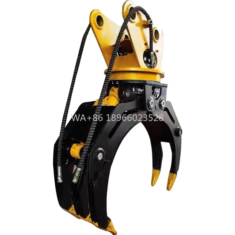 حفارة هيدروليكية Grapple Log Grapple Wood Grab and Clamp للحفارة حسب الطلب