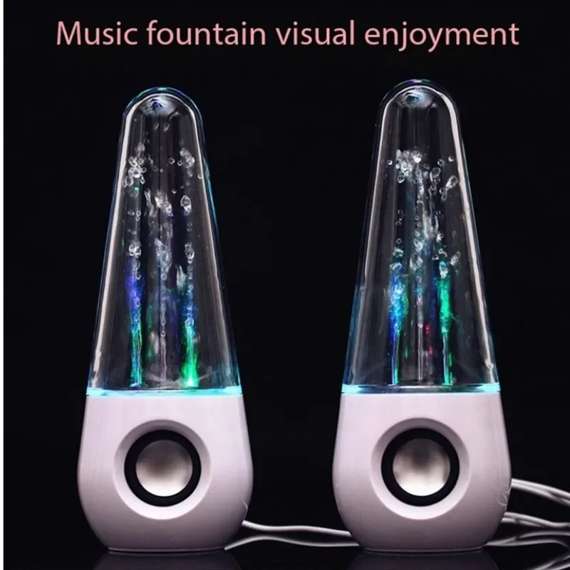 Caixa De Som Bluetooth Speaker Dancing Water Music Fountain Light for PC Laptop For Phone Portable Stereo Sound Box Soundbar