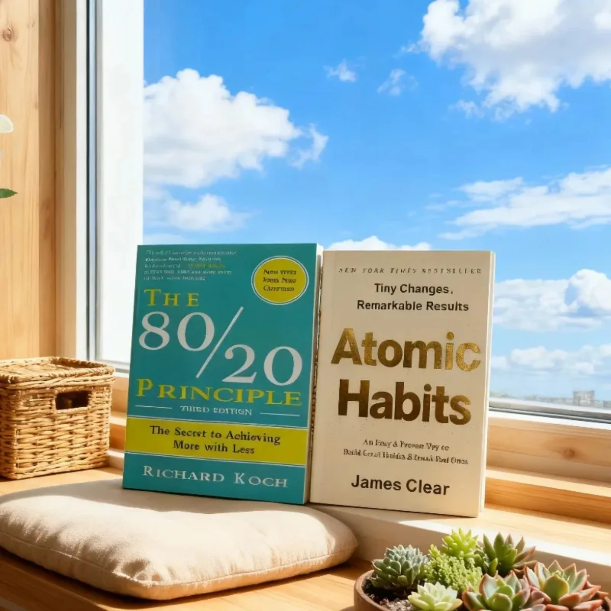 

《The 80/20 Principle》+《Atomic Habits》Book Set - 80/20 Habit System: Apply Vital Few To Atomic Actions for Maximum Life Leverage