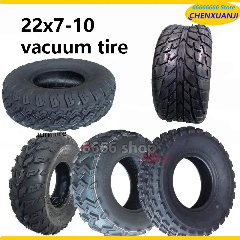 Various Four-wheel Motorcycle Accessories Dune Buggy Kart Racing 22X7-10 Inch Vacuum Off-road Thickened Tire Package