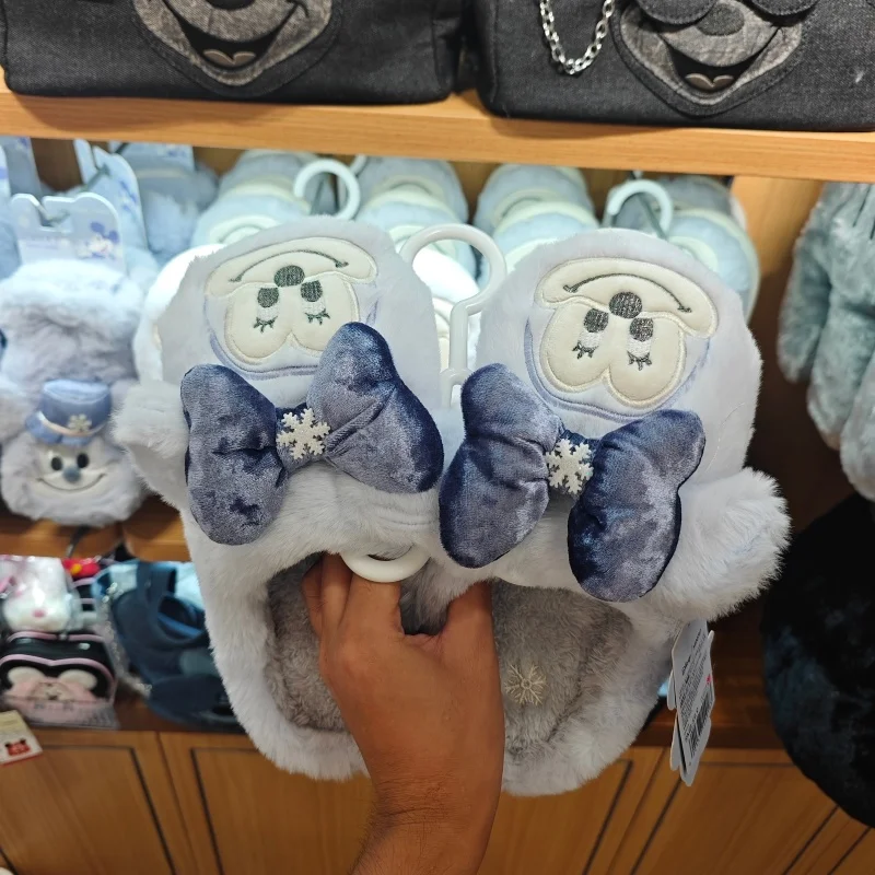 Syal Musim Dingin Mickey Minnie - Syal Pasangan Karakter Kartun Dunia Es, Hangat, Lembut, Hadiah Fashion untuk Wanita Pria