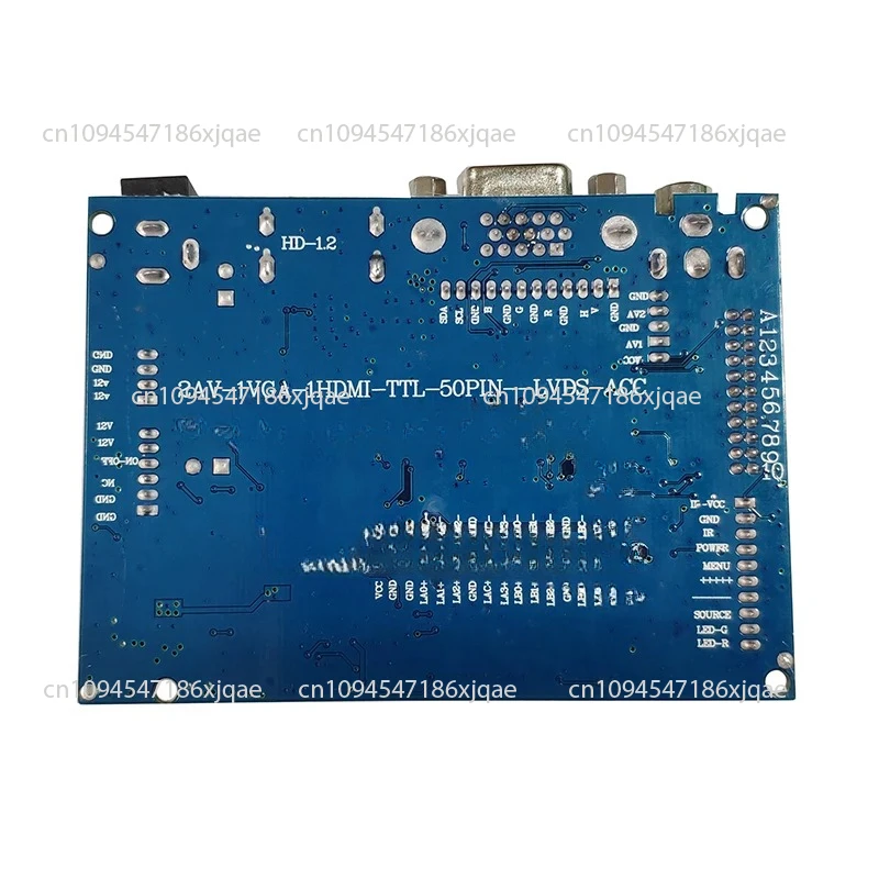 Печатная плата 800099 -V.9 Обновление платы драйвера LVDS TTL со встроенными многоэкранными параметами, универсальная плата драйвера