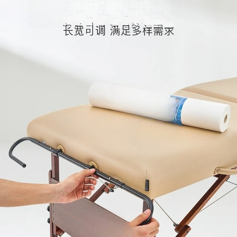 Web holder, adjustable, can be matched with beauty bed, disposable web, metal material