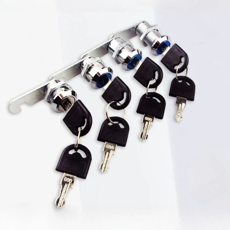 

10/16/20/25mm Cam Lock for Door Cabinet Mailbox Drawer Cupboard with 2 Keys Hardware Accessory