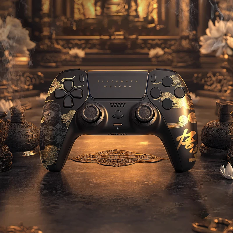 Black Myth Black Wukong Theme Game Controller Replacement Shell For Xbox PS5 PS4 Hot Stamped Relief Matte Customized Accessories