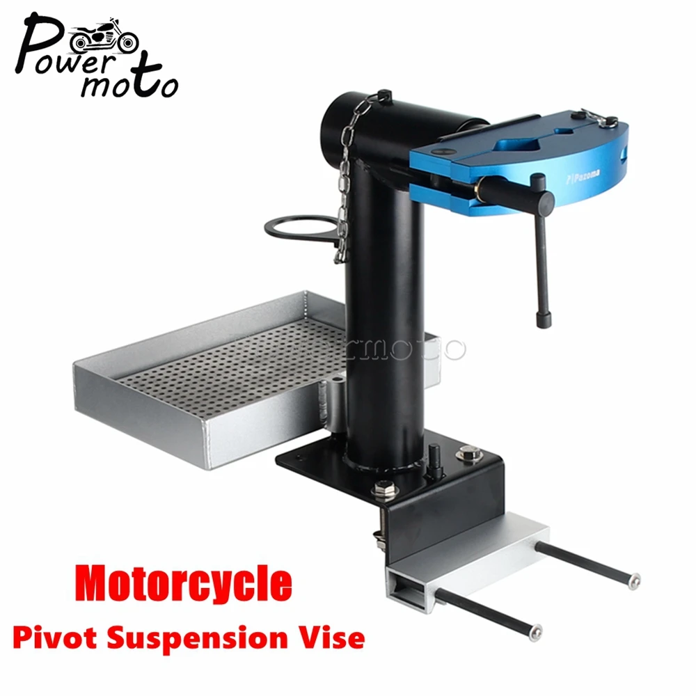 Motorcycle Compression Valve Repair Tools Rotatable Pivot Suspension Workshop Vise For Harley Honda Suzuki Yamaha Kawasaki Custo