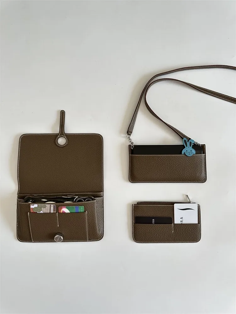 حقيبة كتف متعددة الوظائف من URJR MIEBZ، محفظة مريحة للنقود وجواز السفر، حجم صغير، أسلوب عصري، مناسبة للشباب، لون موحد #3