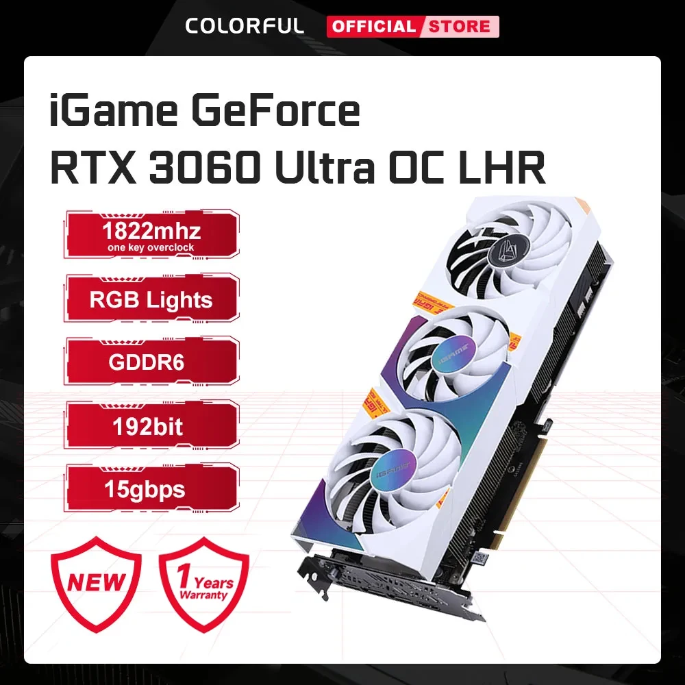 مراجعة وتحليل بطاقة الرسومات Colorful iGame GeForce RTX 3060: الأداء، التصميم، والقيمة