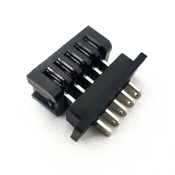 Electric Bike Battery Box Discharge Connector Plug 4/5 Pins Black For Hailong E-Bike Battery Power Plug Cycling Parts