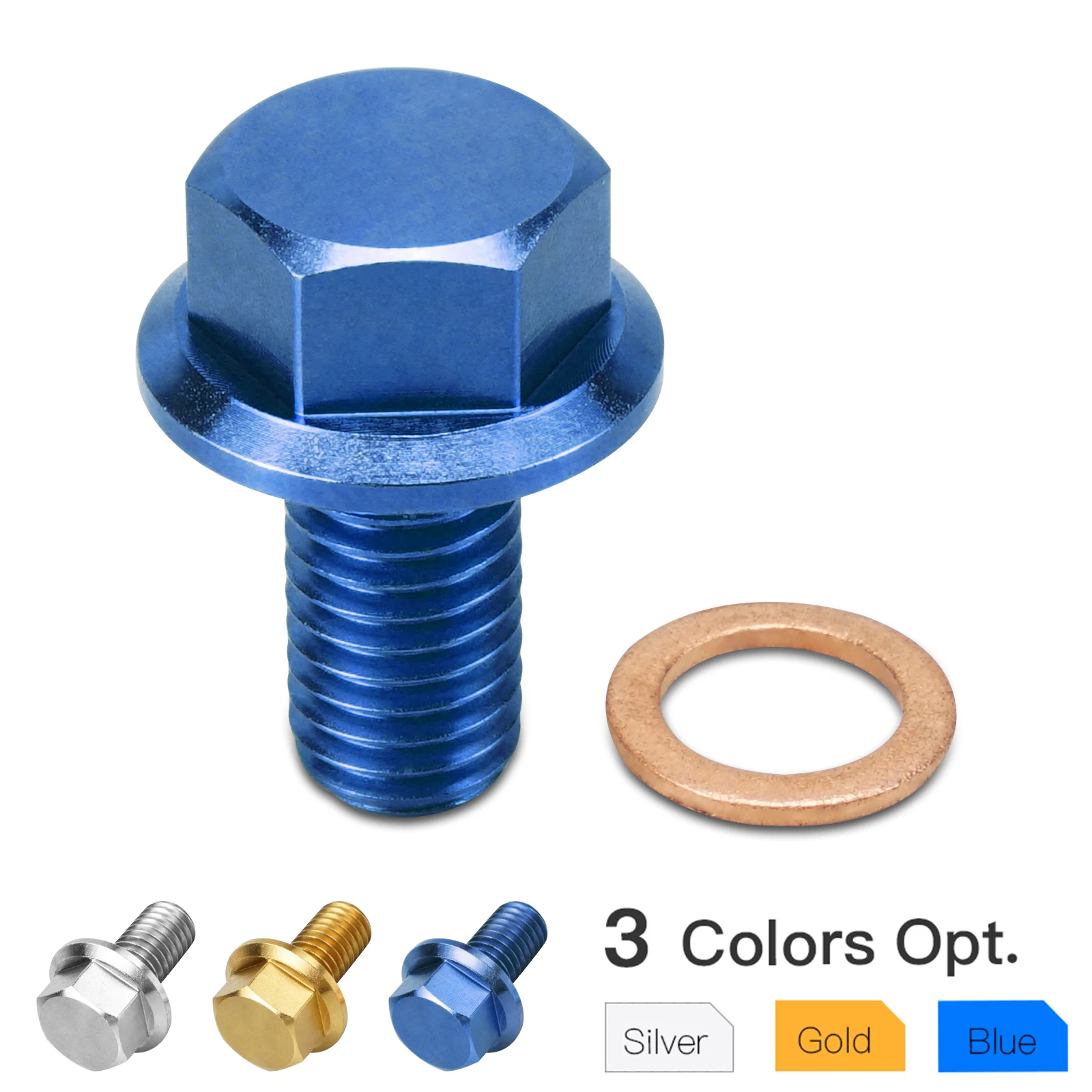 

NICECNC Crankcase Oil Filler Drain Plug For Yamaha YFZ450 Raptor 700 700R YZ250F Oil Tank Bolt ATV Accessories CNC machined