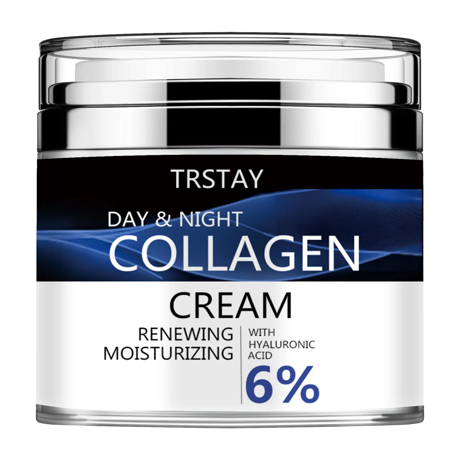Kollagencreme für das Gesicht mit Retinol und Hyaluronsäure, Anti-Aging-Hautpflege-Gesichtsfeuchtigkeitscreme bei Tag und Nacht,