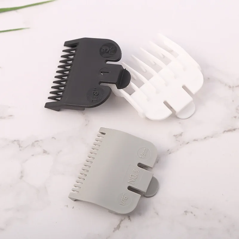 3Pcs Universal Hair Clipper Limit Comb Guide Attachment Set 1.5mm/3mm Professional Electric Hair Trimmer Accessories barbería