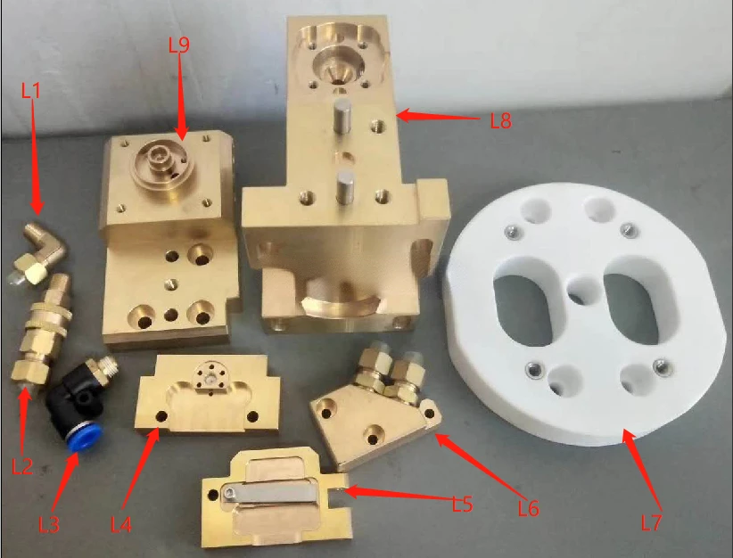 Mitsubishi-guide guide block lower  parts for mitsubishi-dwc edm machine