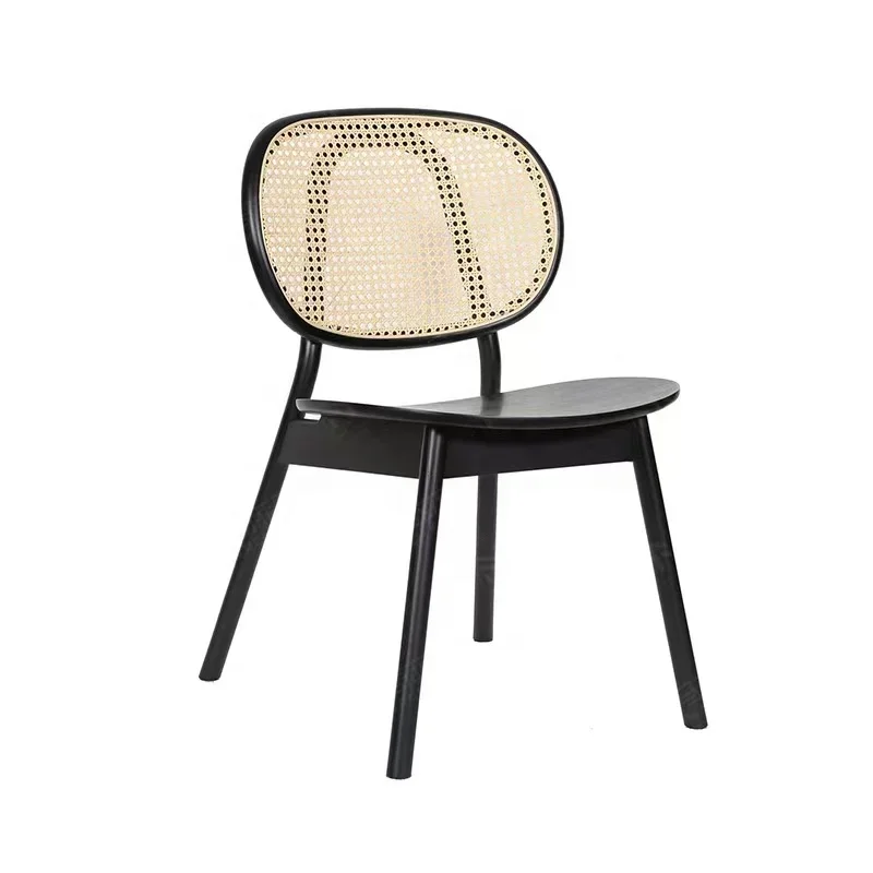 

## Easy Vintage Green Single Wood Black Outdoor Garden Rattan Stool Furniture Design Kitchen Wicker Dinning Chairs#
