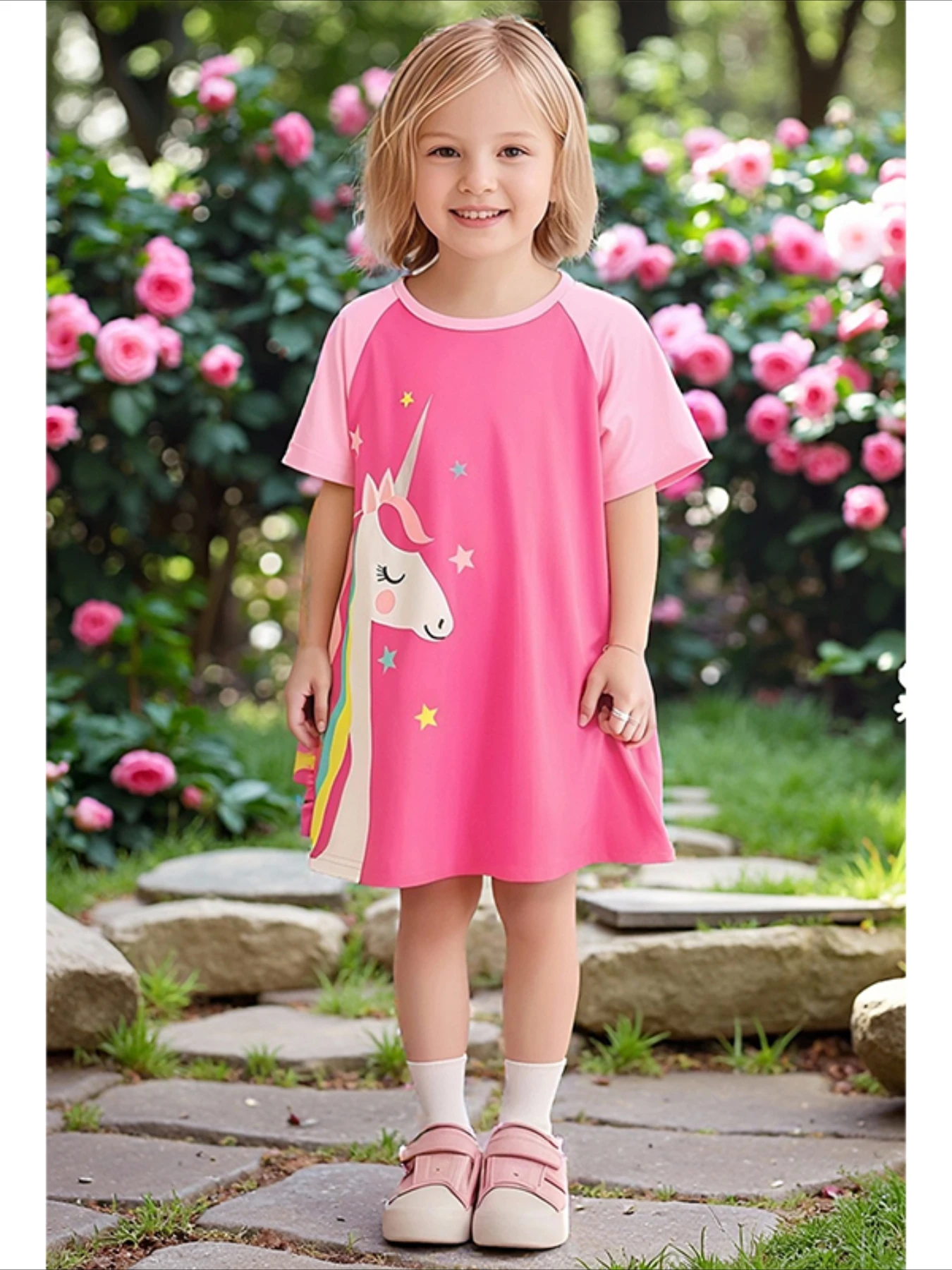 

Хлопковое повседневное модное летнее платье для девочек, новое удобное летнее платье