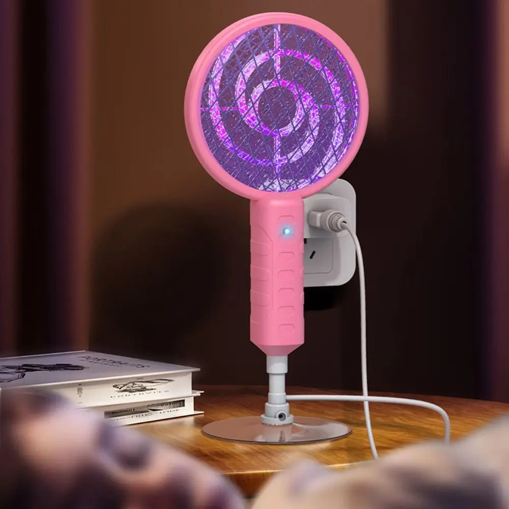 

Mini USB Mosquito Swatter Suction Cup UV Light Insect Racket Security Net Portable Fly Bug Zapper Outdoor