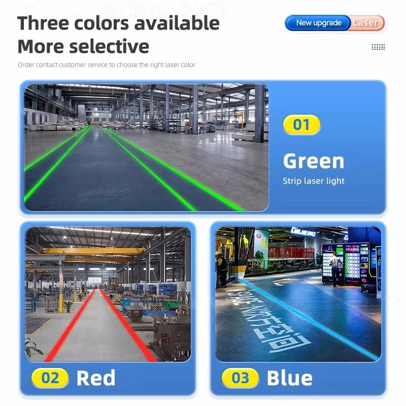 Industrial Laser Projection Lights Warning Signs Sidewalk Laser Line Spotlights
