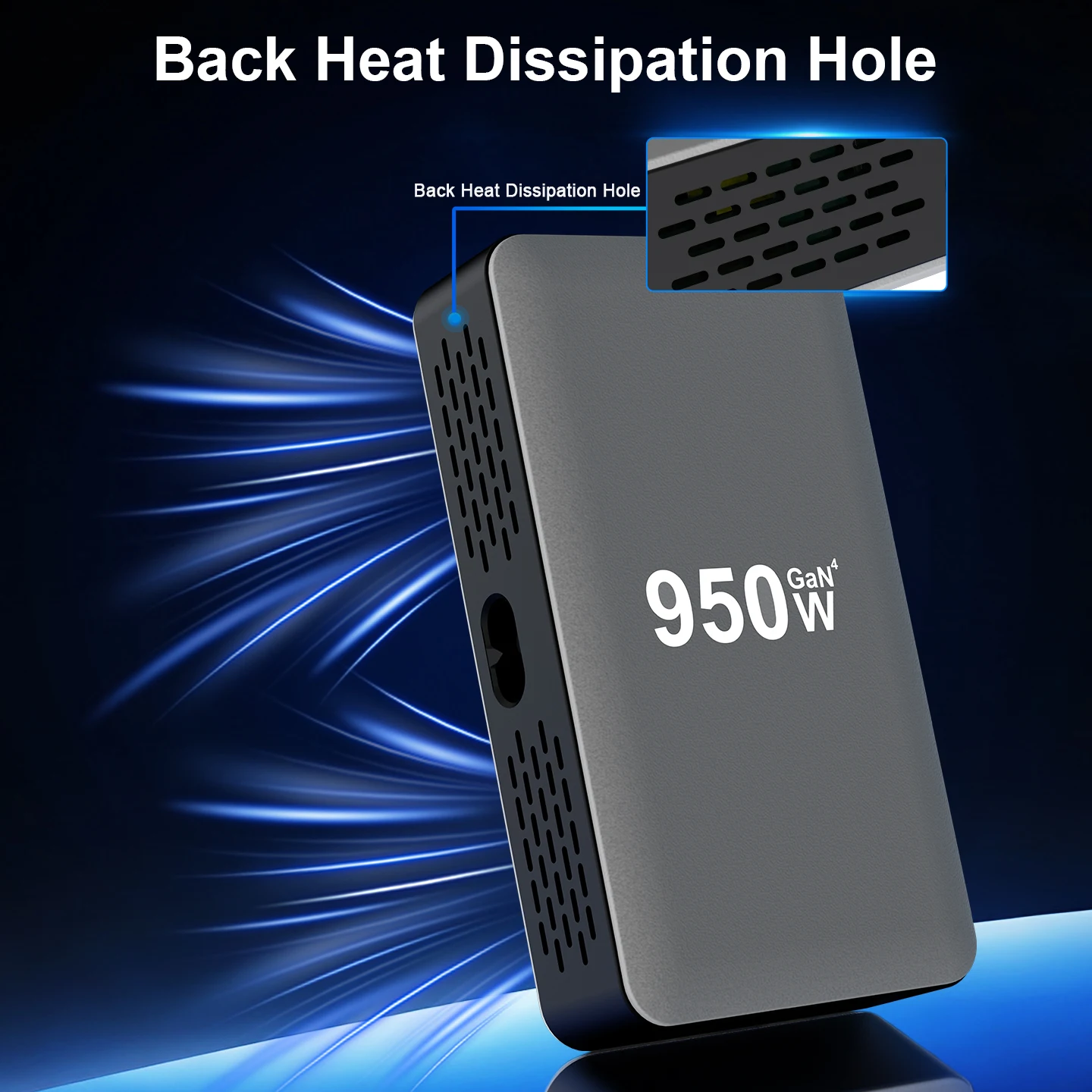 950 واط USB C GaN شاحن 100 واط PD3.0 PPS QC3.0 محطة شحن سريعة متعددة المنافذ لأجهزة الكمبيوتر المحمول آيفون سامسونج ماك بوك برو اللوحي #5