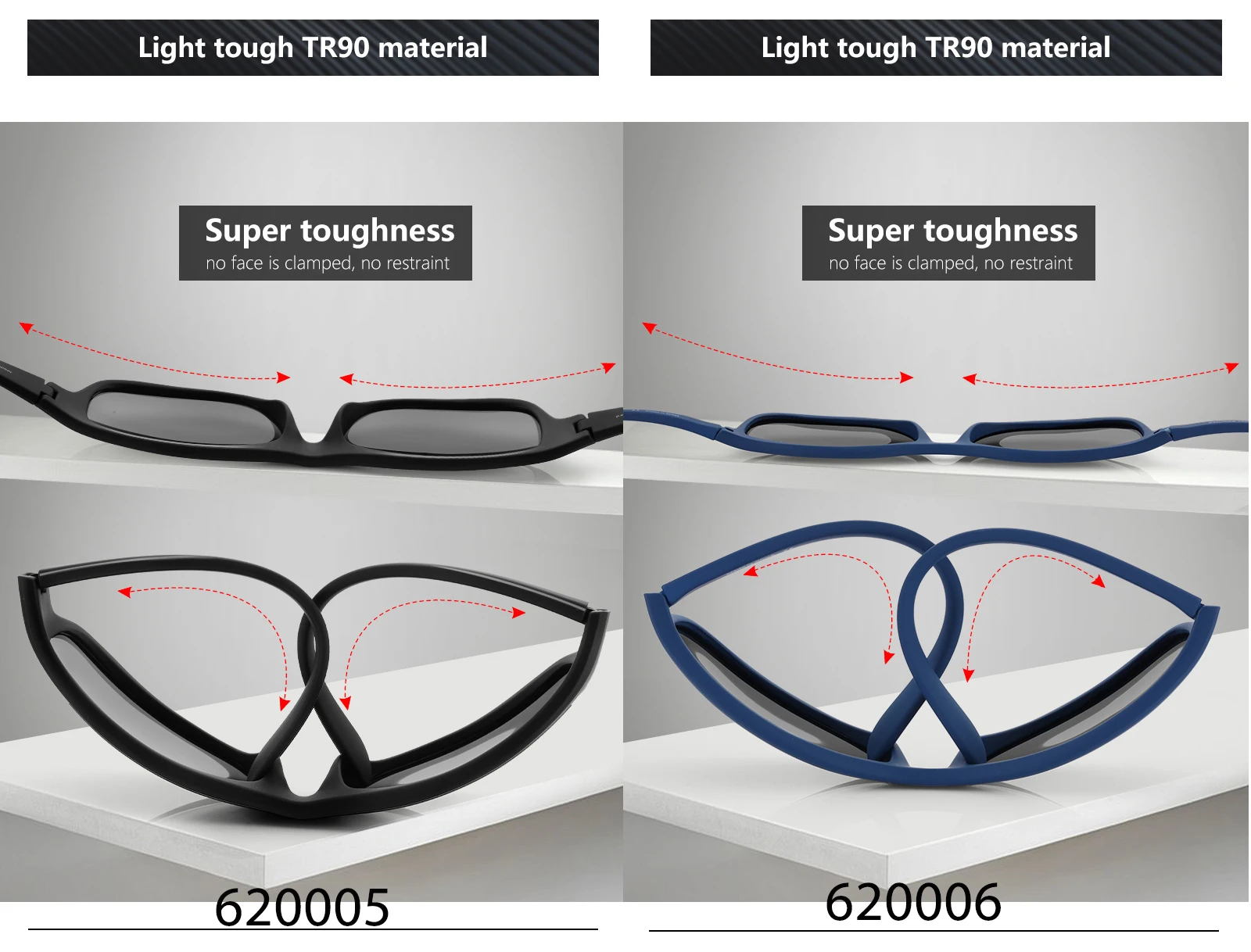 ZENOTTIC Spring TR90 Polarized Cycling Sunglasses Men Ultralight Sports Goggles Driving Hiking Sun Glasses UV400 Shades