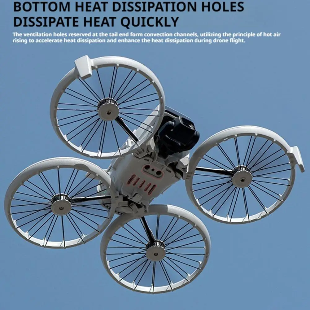 Flip Battery Tail Wing For DJI FLIP Accessories Flight Battery Protective Buckle Lock Drone Rear Anti-fall Protection Brack T4K4