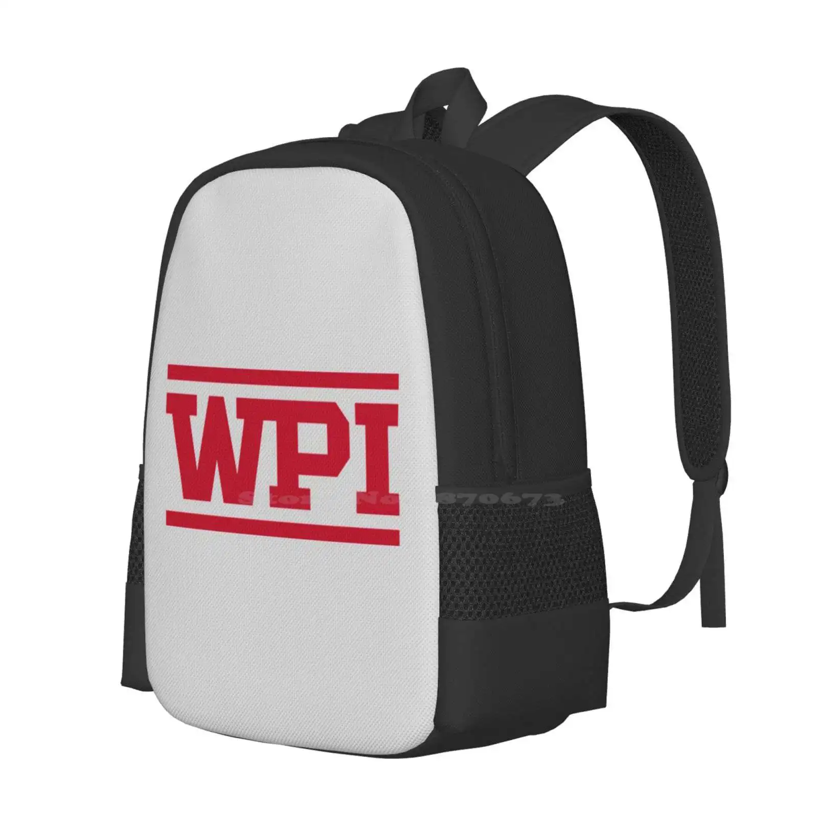 Wpi Logo Mochilas para adolescentes e meninas escolares, bolsas de viagem, WorBronze Polytechnic Institute, engenheiros Wpi, novos estudantes universitários