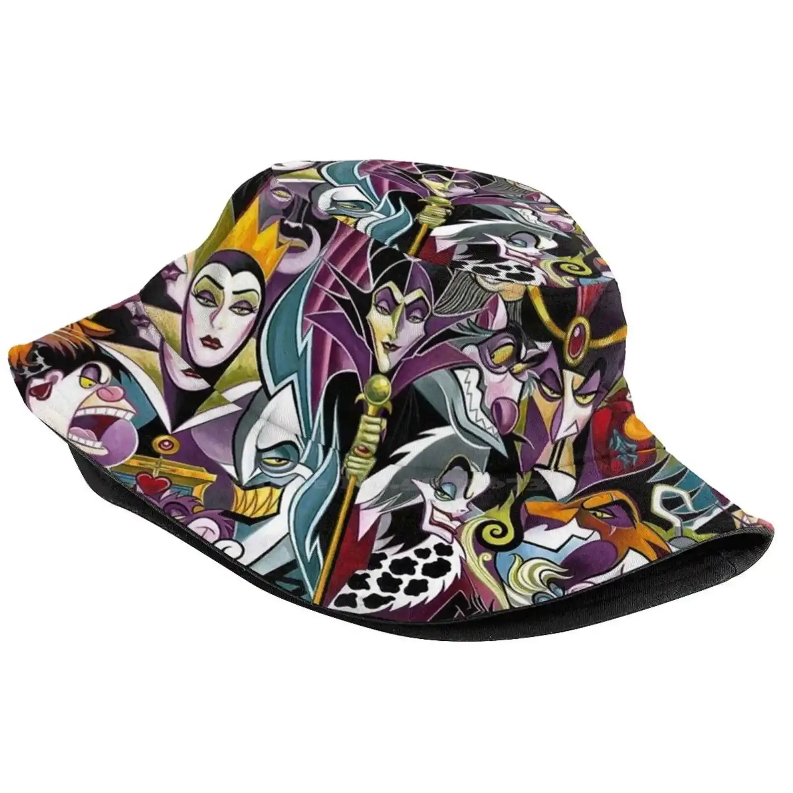 Villains Sun Cap Fisherman Hat Bucket Hats Villains Fairytales Villains Magic Fantasy Adventure Action Enchanted Characters