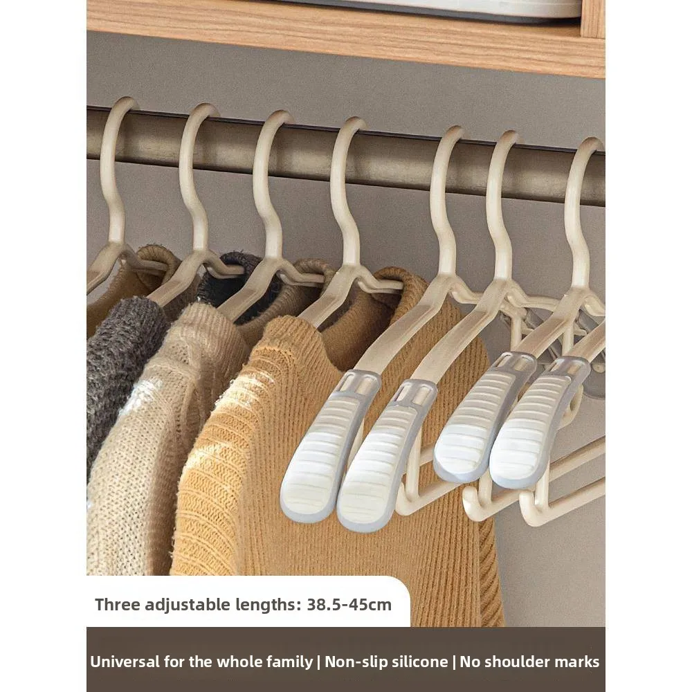 

Expandable Silicone Anti-Slip Clothes Hanger Wide oulder No Trace Home Use Clothes Hanger Thiened Drng Clothes Support ...