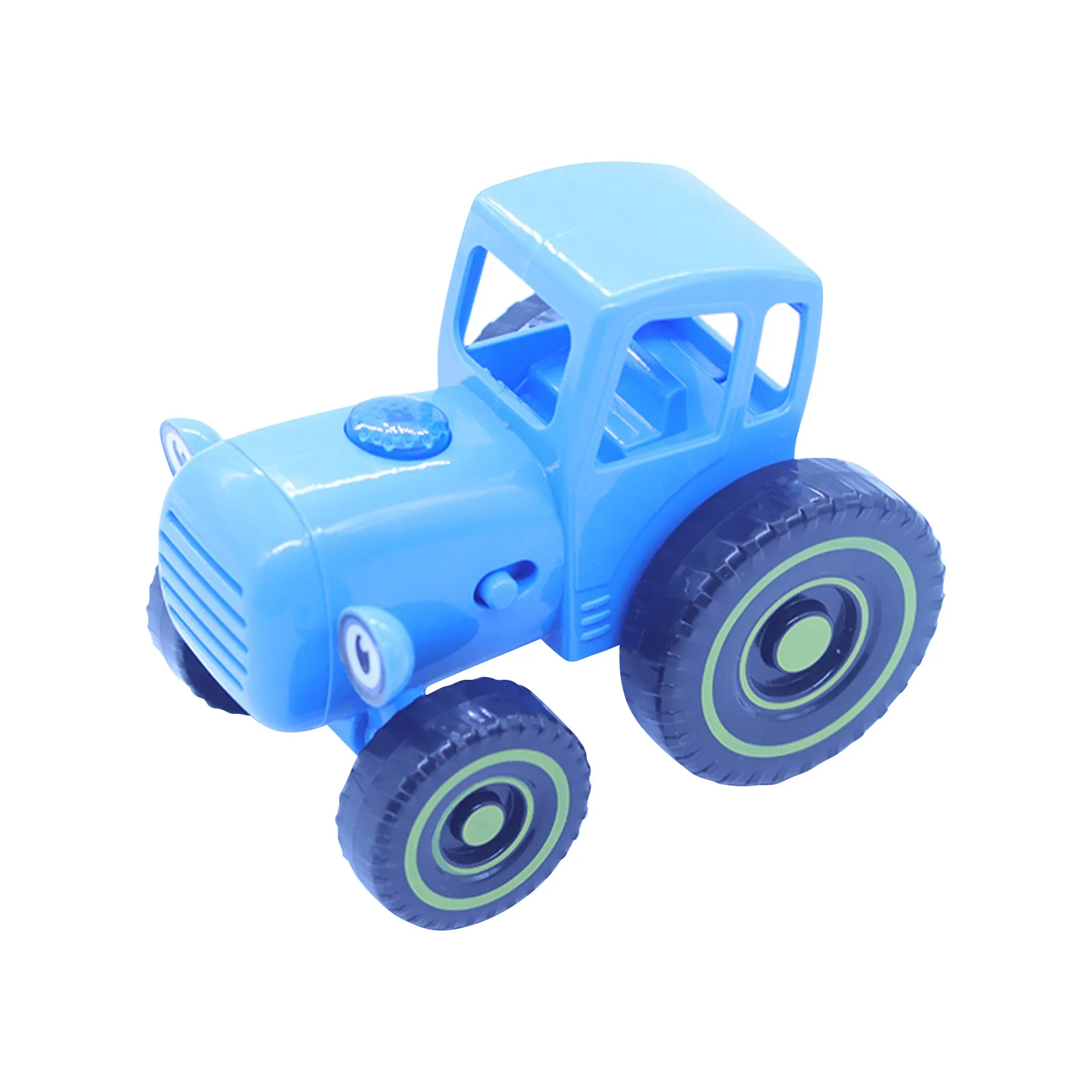 Farmer Car With 15  Songs Blue Tractor Pulling Car Model Sliding Toy