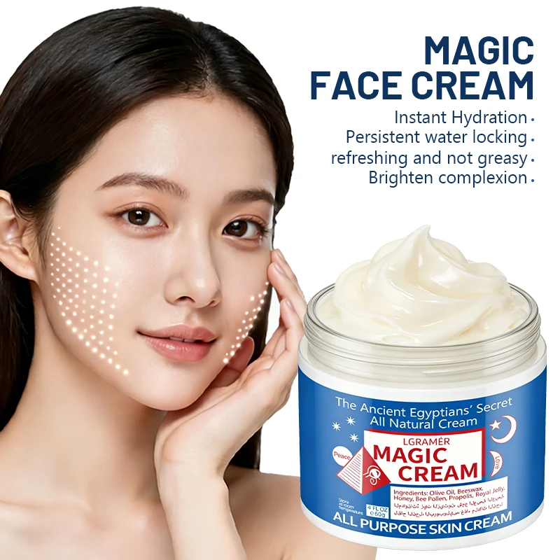 Crema viso magica da 30g/60g/120g: idratante, nutriente e che ritegna l'idratazione, formula nutriente profonda per tutti i tipi di pelle