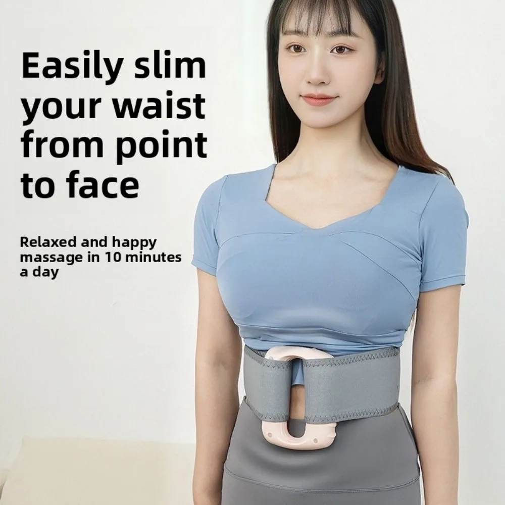 

Портативное интеллектуальное кольцо для фасции всего тела 3 в 1, массажное кольцо для живота, вибрирующий пояс для похудения