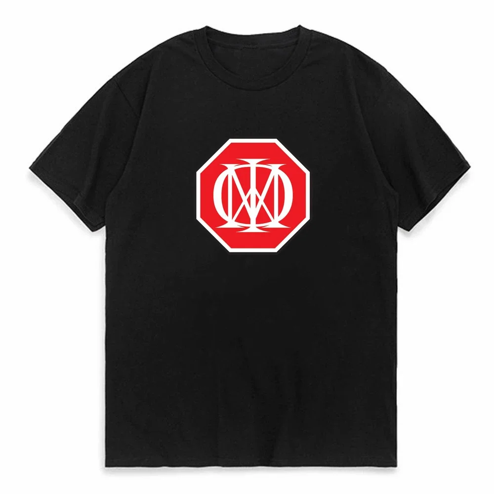 Heißer Verkauf Sommer 100% Baumwolle Dream Theater Logo T-Shirt Herren Kurzarm Cooles T-Shirt Hip Hop Streetwear O-Ausschnitt T-Shirt – Detail 2