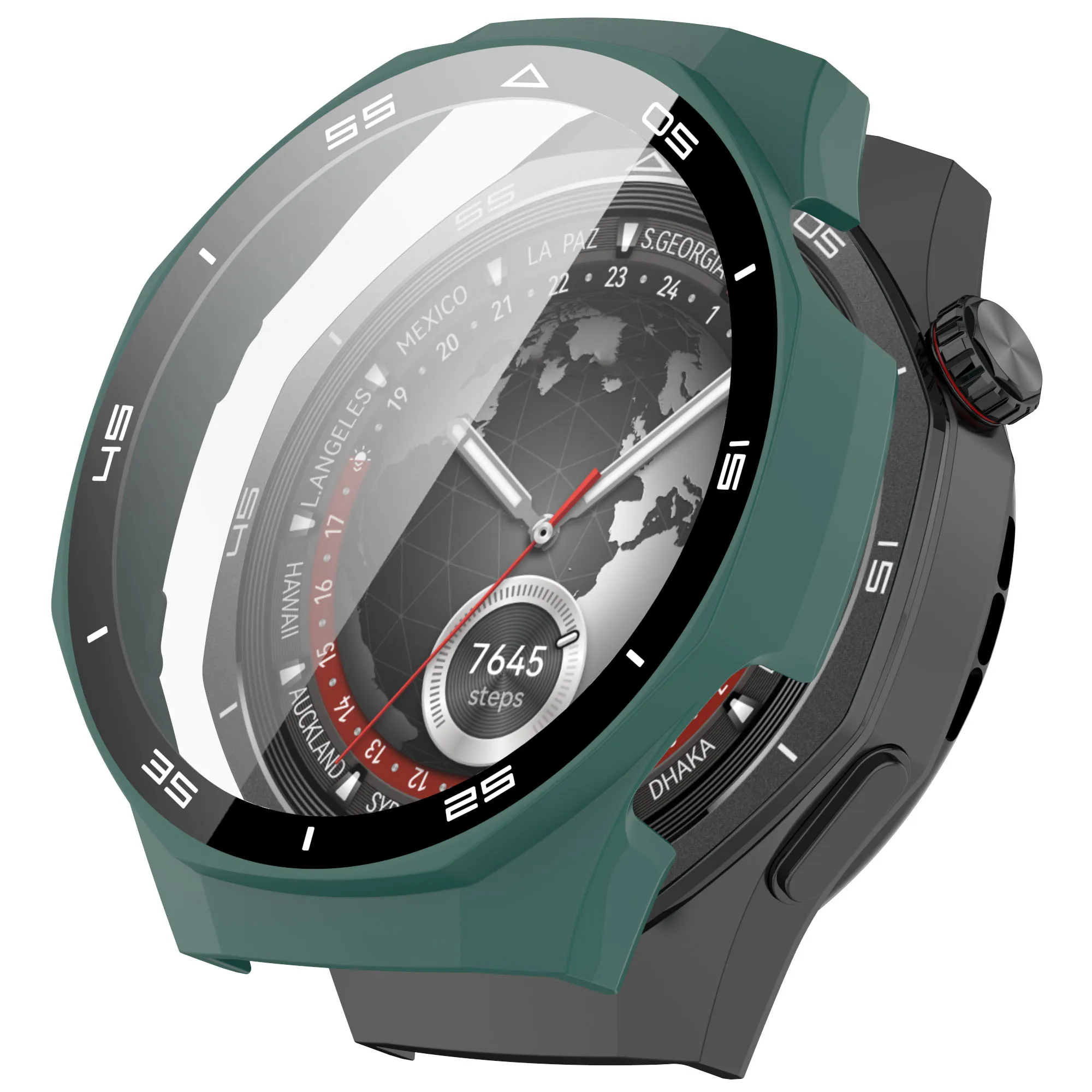 Full Protective Case For Huawei Watch GT 5 pro 46mm Screen Protector Case GT5 pro 46MM Cover pc 2in1 Shell+tempered glass Film - Image 3