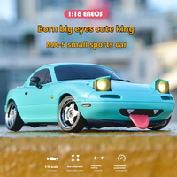 LDRC LD1804 New MX5 Drift Car Gyro Remote Control Flip Headlight Toy Remote Control Drift Car Boy Gift Remote Control Car