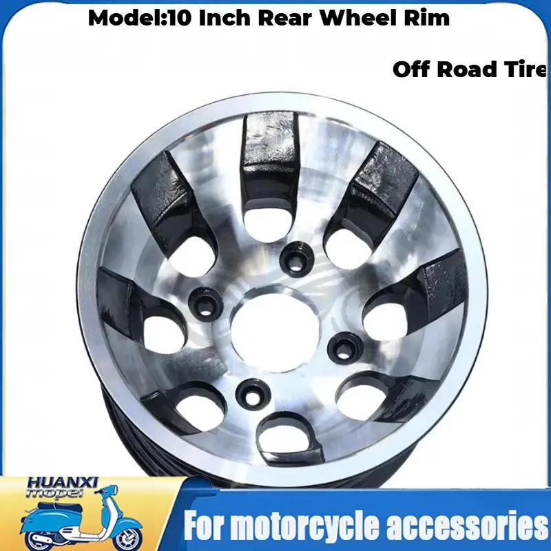 ATV Go Kart 10 Inch Aluminum Alloy Wheel Hub Rim Front 20X7-10 21X7-10 23X7-10 Rear 20.5X10-10 22X10-10 20X10-10 Tire supermoto wheels
