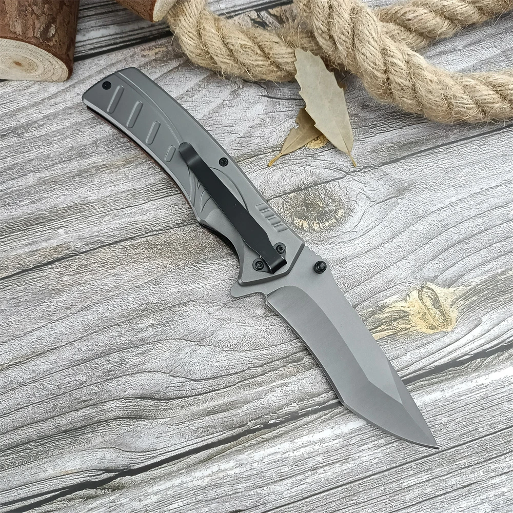 Tanto Blade Tactical Folding Knife 420 Steel Handle 5Cr13Mov Sharp Outdoor Wilderness Adventure Survival Camping Hunting Knife