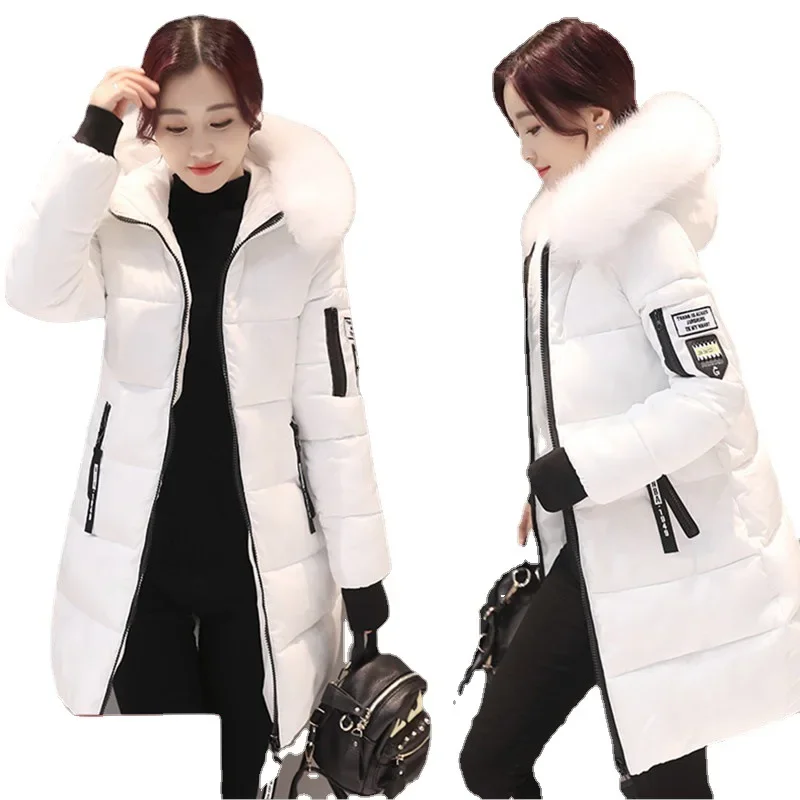 

Parkas Women's Jacket 2021 New Winter Slim Down Padded Cotton Jacket Women's Mid-length Thick Jacket Women Winter Jacket Coat