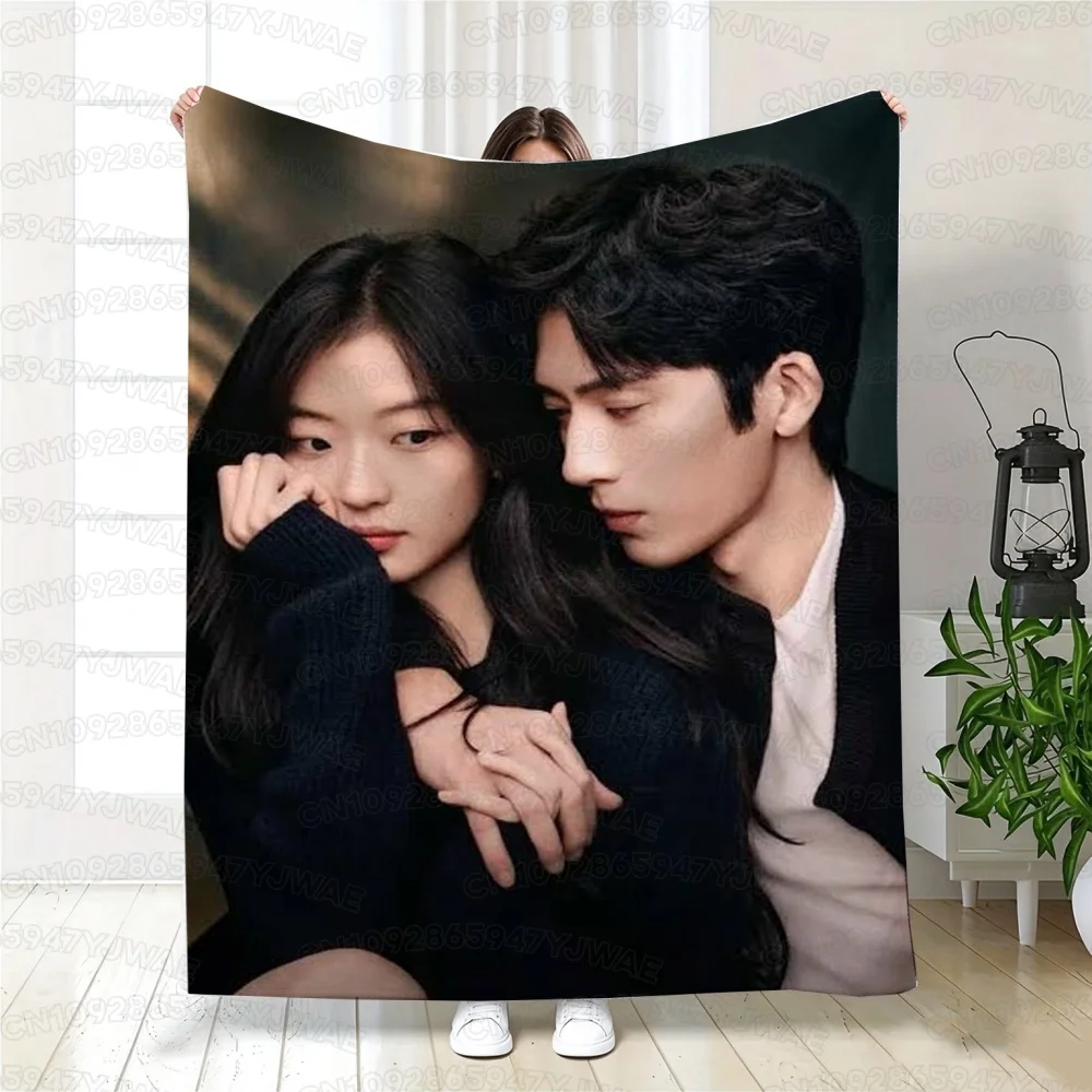 Jing Boran Sun Qian Pillowcase TV The Early Spring Luke Drama Stills Blanket Warm Throw Blankets for Coverlet