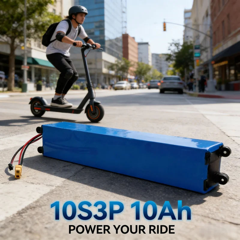 

Aleaivy 36V 10Ah Electric Scooter Battery 10S3P Lithium Pack High Power 7800mAh Option for M365 Pro/Scooter Replacement Parts