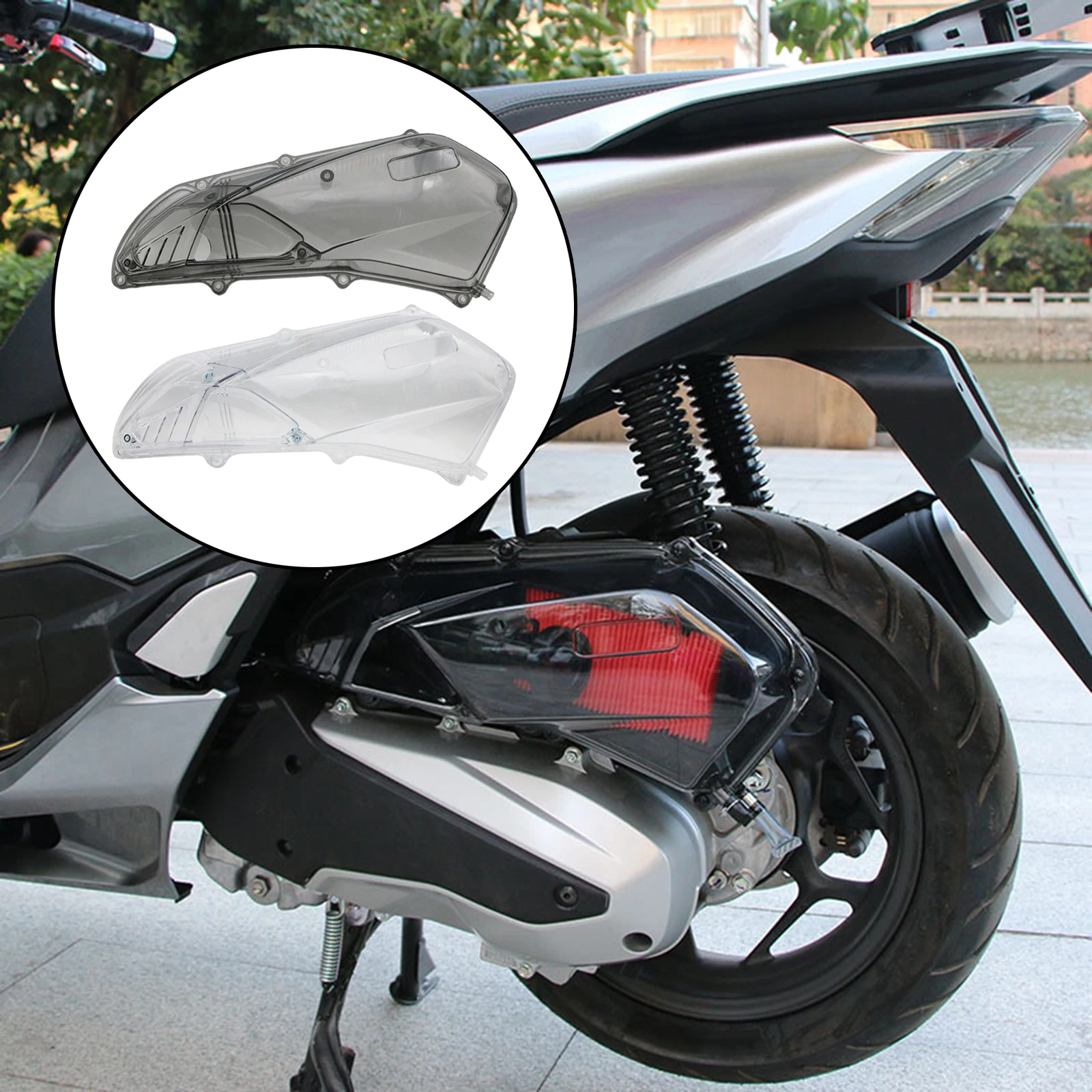

Transparent air filter cover air element guard protector for Honda pcx160 pcx150 pcx125 Oggy 160 150 125 2021 - 2023 accessories