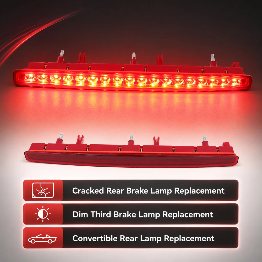 For Audi A5 S5 Cabriolet 8F 2009 2010 2011 2012 2013 2014 2015 2016 Third Brake Light 8F0945097 Durable accessories view 4